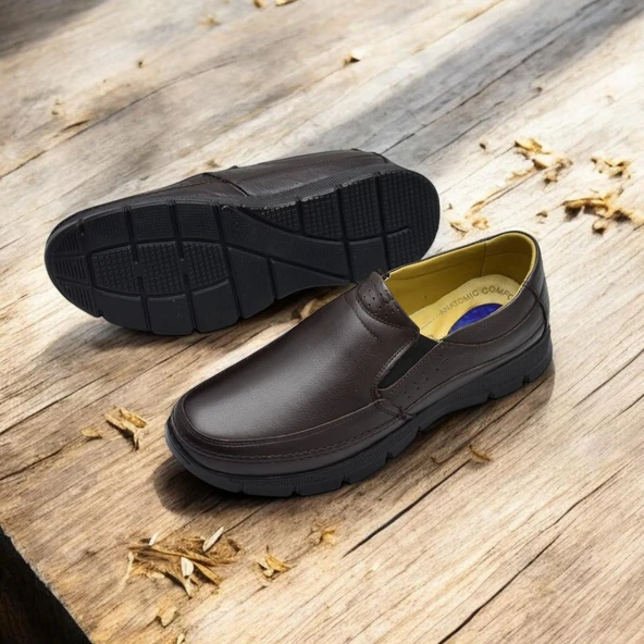 TAB901 Tam Ortopedik Taban Hakiki Deri Erkek Ayakkabı Günlük Ultra Comfort ö.erdem - 9