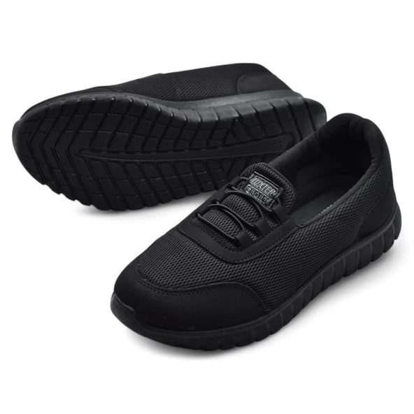 1812 Ortopedik Taban Yazlık Kadın Spor Ayakkabı Bağcıksız Babet Esnek Taban - 4