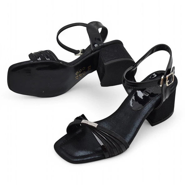 352 Abiye Kız Çocuk Topuklu Ayakkabı Taşlı Açık Kız Çocuk Nişan Abiye Ayakkabısı - 10