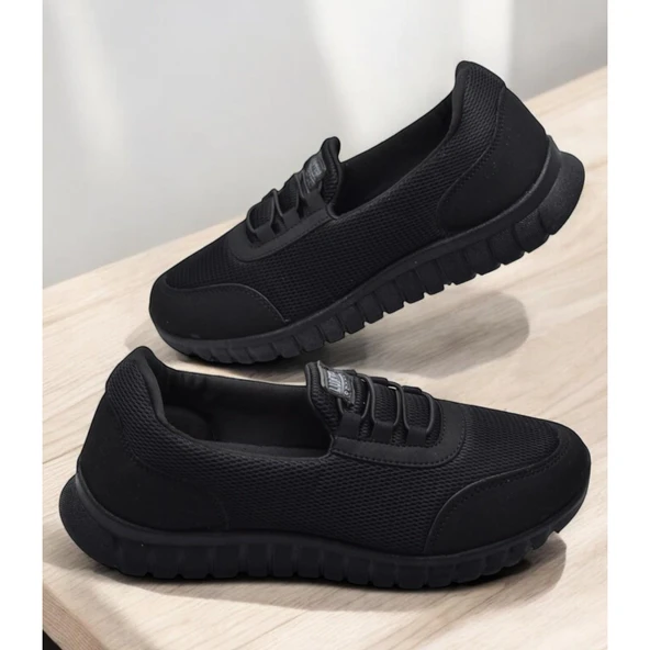 1812 Ortopedik Taban Yazlık Kadın Spor Ayakkabı Bağcıksız Babet Esnek Taban - 3