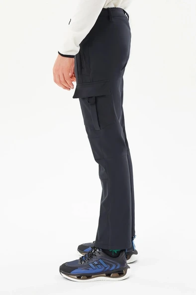 Exuma Erkek Siyah Outdoor Softshell Pantolon 2413007 - 2