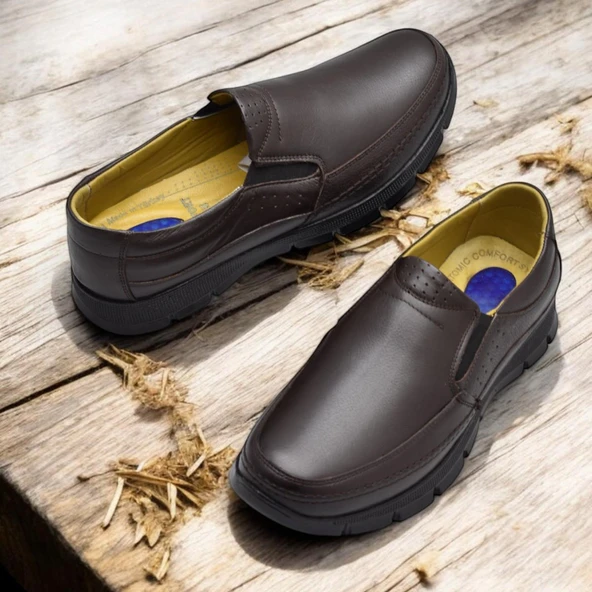 TAB901 Tam Ortopedik Taban Hakiki Deri Erkek Ayakkabı Günlük Ultra Comfort ö.erdem - 8