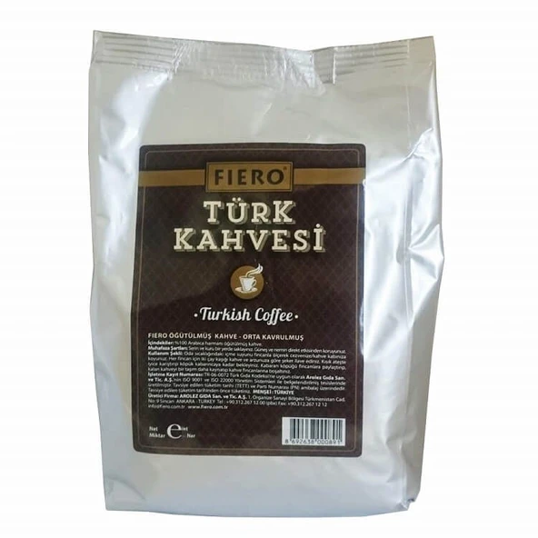 Fiero Türk Kahve 1000 Gr 6 Adet