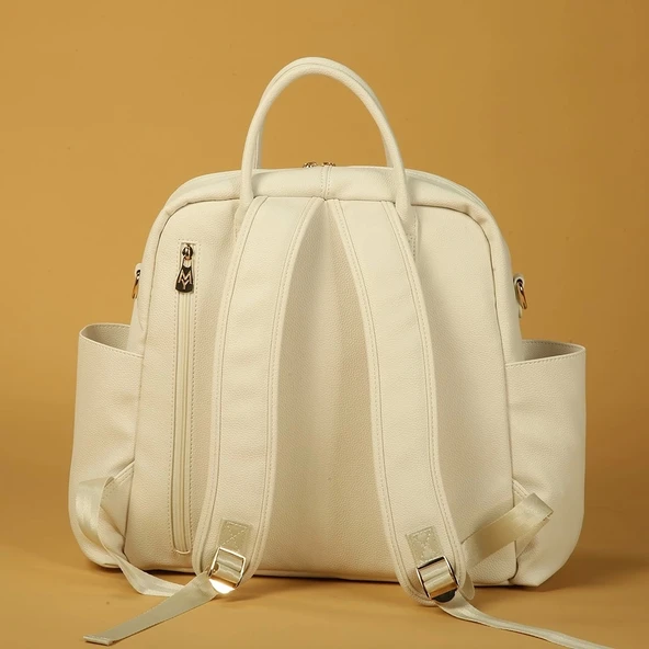 M&y Maia Anne Bebek Bakım Sırt Çantası 7310 Krem - 3