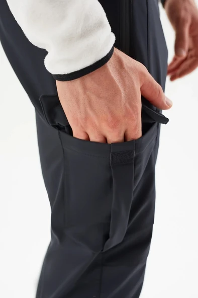 Exuma Erkek Siyah Outdoor Softshell Pantolon 2413007 - 5