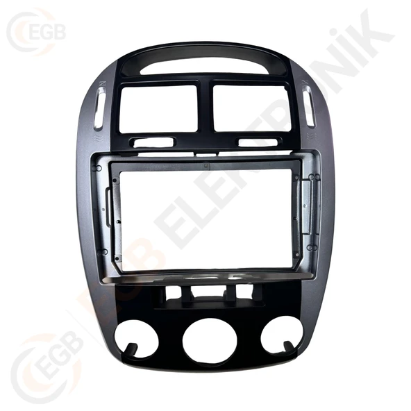 OTO TABLET ÇERÇEVE KIA CERATO 2006+ 9" GÜMÜŞ TAC-110