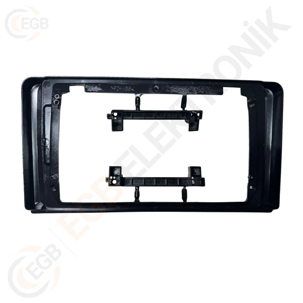 OTO TABLET ÇERÇEVE MERCEDES ML 2006-2012 9" PIANO BLACK TAC-127 - Resim 3