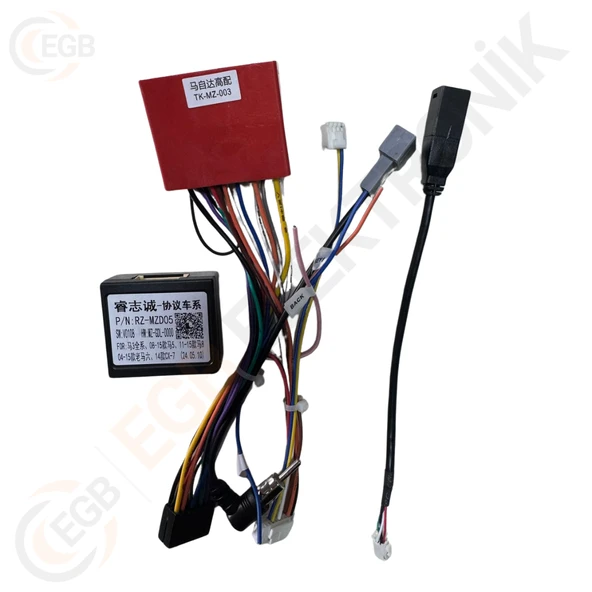 OTO TABLET ÇERÇEVE MAZDA 3 2006-2012 9" SİYAH TAC-120 - 2
