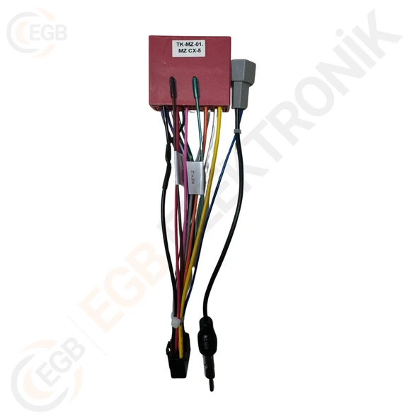 OTO TABLET ÇERÇEVE MAZDA CX-5 2013+ 9" PIANO BLACK TAC-122 - 3