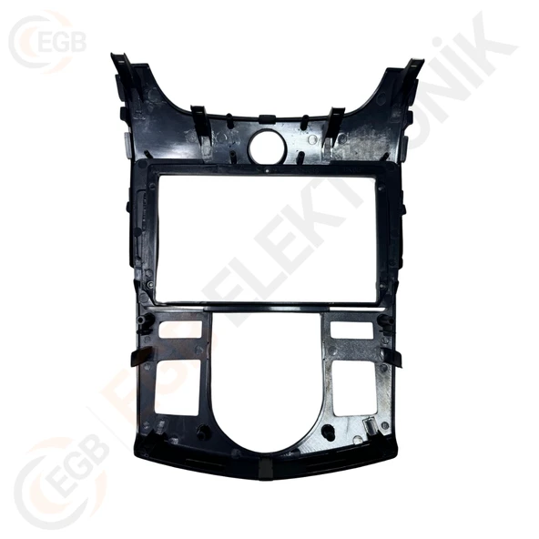 OTO TABLET ÇERÇEVE KIA CERATO A/C 2010-2012 9" SİYAH TAC-105 - Resim 2