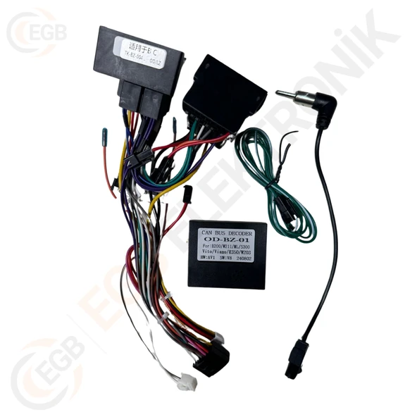 BENZ B200/ A-CLASS (W169)/ B-CLASS (W245) BENZ SPRINTER W906 (2006-2015) 2004-2012 9" PIANO BLACK TAC-123 - Resim 2