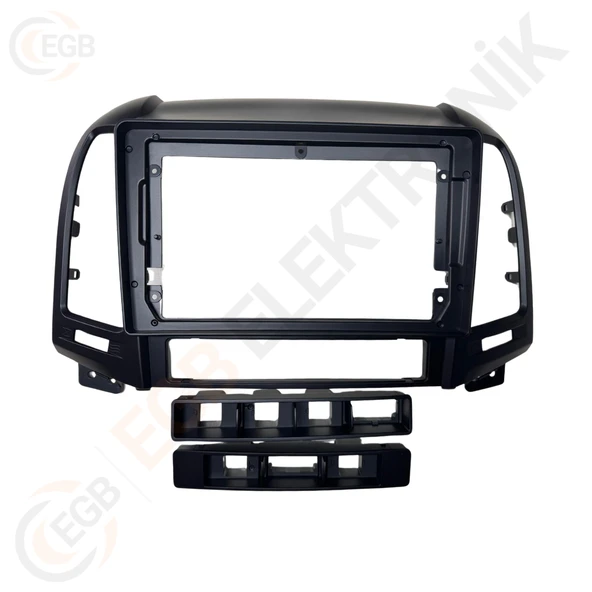 OTO TABLET ÇERÇEVE HYUNDAI SANTAFE 2006-2012 9" SİYAH TAC-085