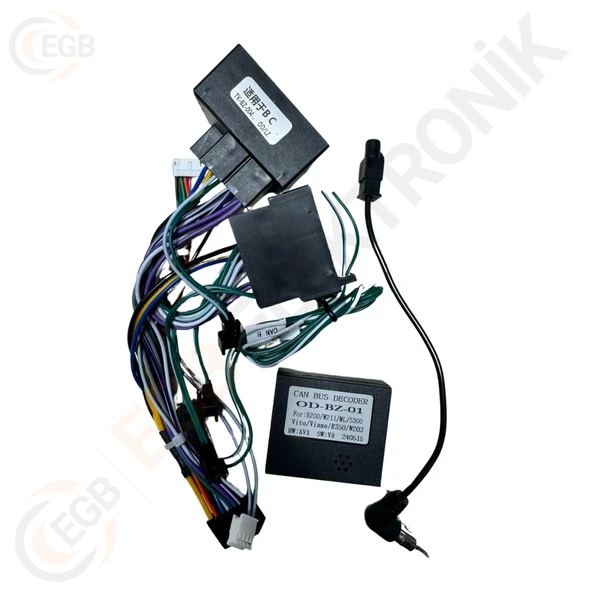 OTO TABLET ÇERÇEVE MERCEDES S 2006+ 9" KAHVERENGİ TAC-128 - 2
