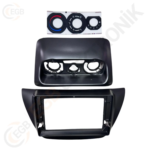 OTO TABLET ÇERÇEVE MITSUBISHI L-200 2006+ 9" FÜME TAC-131