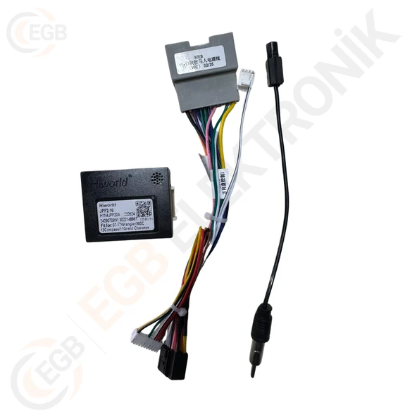 OTO TABLET ÇERÇEVE JEEP GRAND CHEROKEE 2004-2005 9' SİYAH TAC-310 - Resim 2