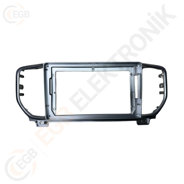 OTO TABLET ÇERÇEVE KIA SPORTAGE 2019+ 9" GÜMÜŞ TAC-097