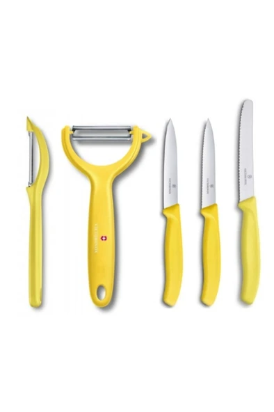 Victorinox Sarı 5 Li Soyma Ve Soyacak Seti