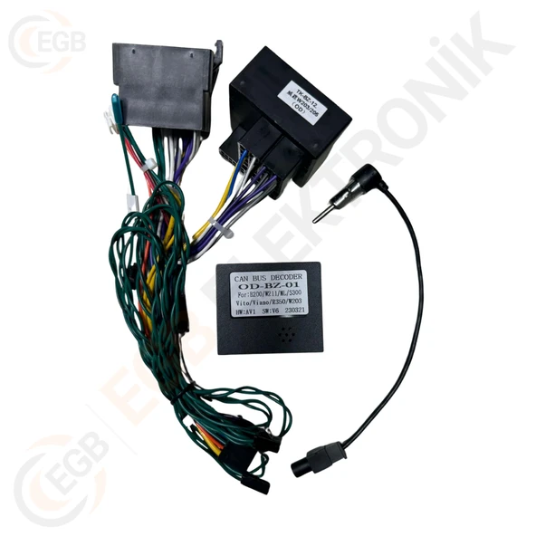OTO TABLET ÇERÇEVE MERCEDES ML 2012-2015 9" SİYAH TAC-249 - 3