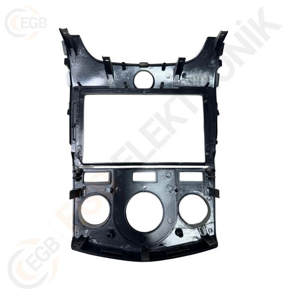 OTO TABLET ÇERÇEVE KIA CERATO M/C 2012-2018 9" GÜMÜŞ TAC-108 - Resim 2