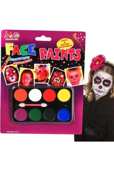 Yüz Boyama 23 Nisan Boyama Etkinliği Ana Okulu Yuz Boyama Sulu Boya Tarzı - 2