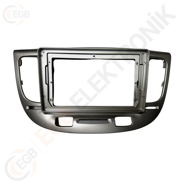 OTO TABLET ÇERÇEVE KIA RIO 2007+ 9" GÜMÜŞ TAC-235