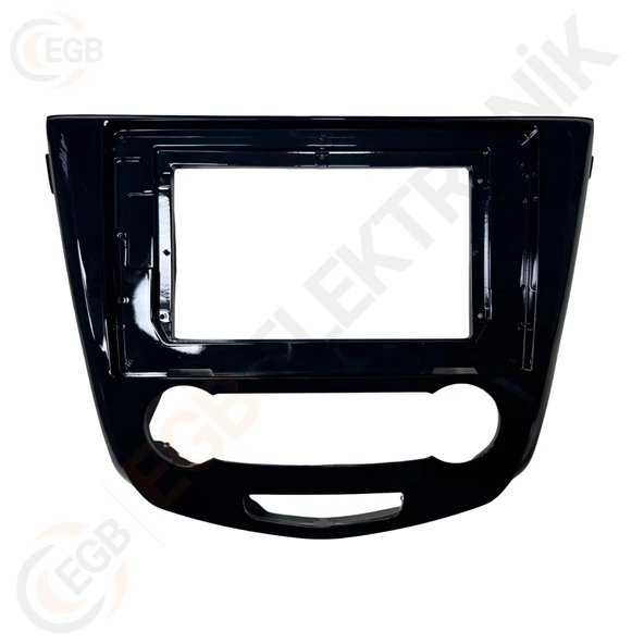 OTO TABLET ÇERÇEVE NISSAN QASHQAI MANUAL A/C 2014+ 10,1" PIANO BLACK TAC-136