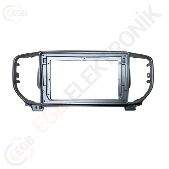 OTO TABLET ÇERÇEVE KIA SPORTAGE 2016-2018 9" GÜMÜŞ TAC-098