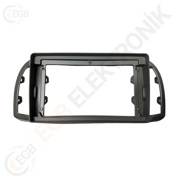 OTO TABLET ÇERÇEVE NISSAN MICRA 2002-2010 9' GÜMÜŞ TAC-311