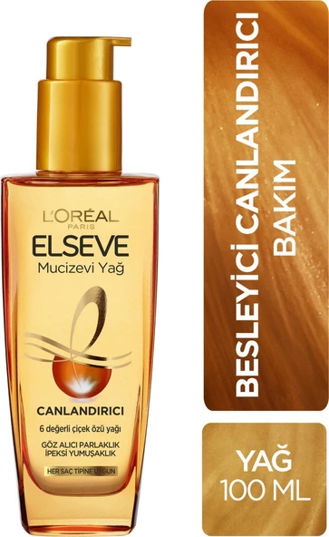 Loreal Paris Elseve Mucizevi Canlandırıcı Bakım Yağı 100 ml