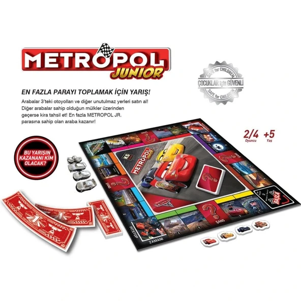 CR 10303 Cars Metropol Junior Oyunu -KS Games - 4