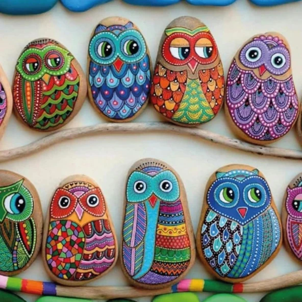 5307 Kumtoys Taş Boyama - Stone Painting / +6 yaş - Resim 4