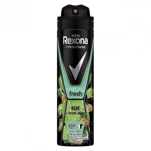 Rexona Men Deodorant 150ml Naturel Fresh Nane Sedir Ağacı - 2