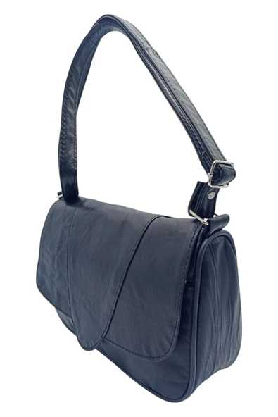 Hakiki Deri Kadın Omuz Çantası - Resim 2