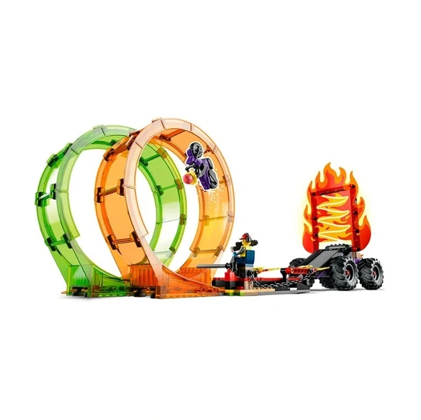 60339 Lego City - Çift Çemberli Gösteri Arenası 598 parça +7 yaş - 5