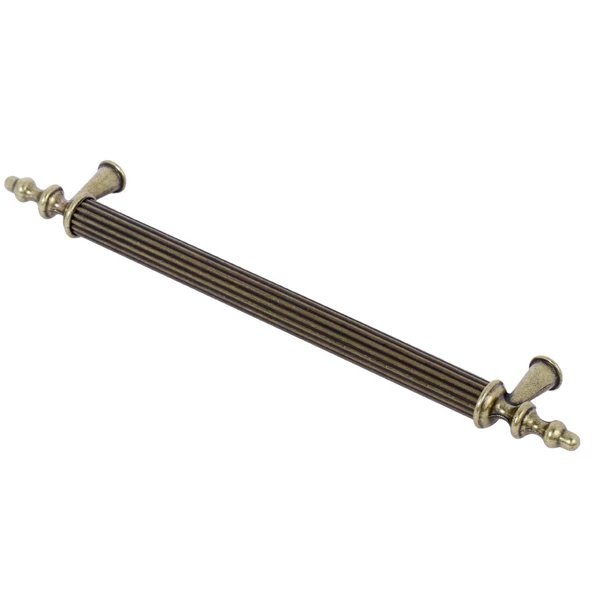 Ovacık Eskitme Antik Sarı Metal 192 mm (4 ADET) Mobilya Mutfak Çekmece Dolap Kulpu Kulbu Kulpları - 4