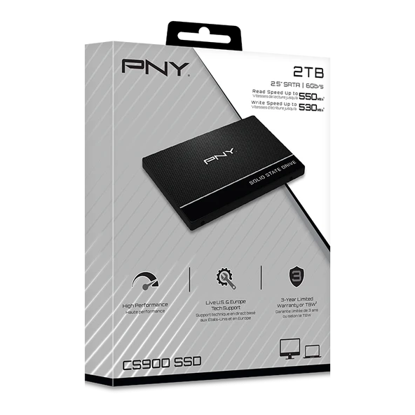 2TB PNY CS900 SSD 2,5" SSD SSD7CS900-2TB-RB