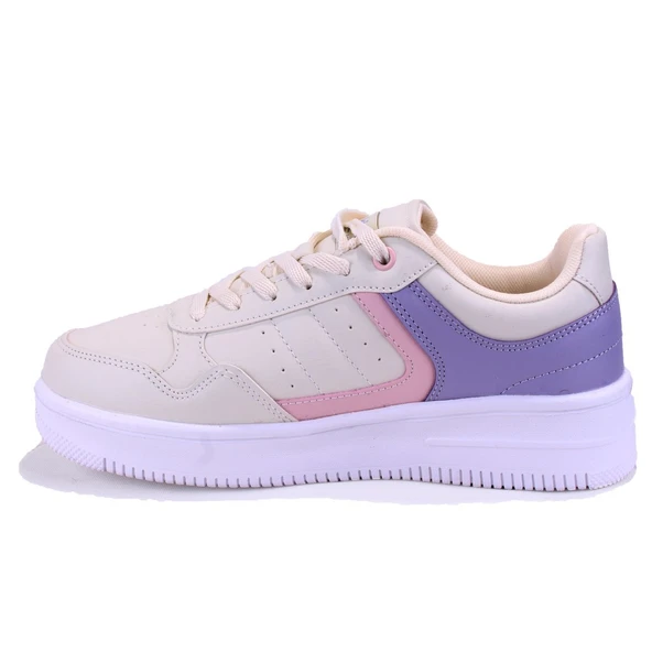 Kinetix Lowner Pu Ekru Ortopedik Günlük Kadın Spor Ayakkabı - 3