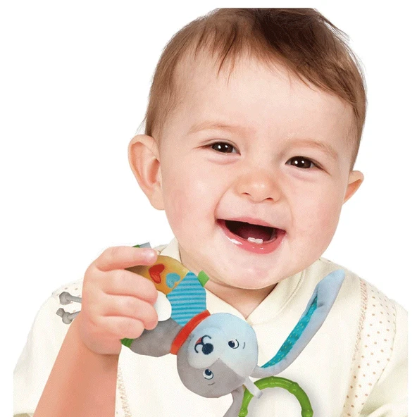 17787 Baby Clementoni - Sevimli Tavşan Çıngırak - 4