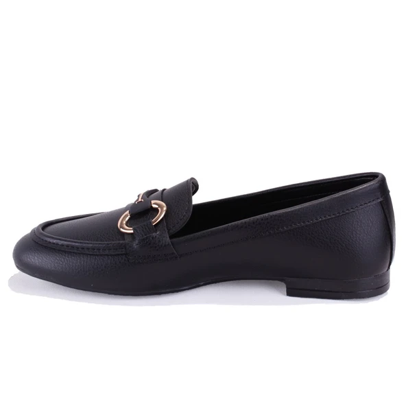 Dagoster DZA07-1181129 Siyah Günlük Kadın Babet Ayakkabı - 3