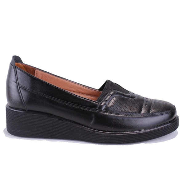 Dagoster DZA07-1194430 Siyah Günlük Ortopedik Kadın Ayakkabı - 2