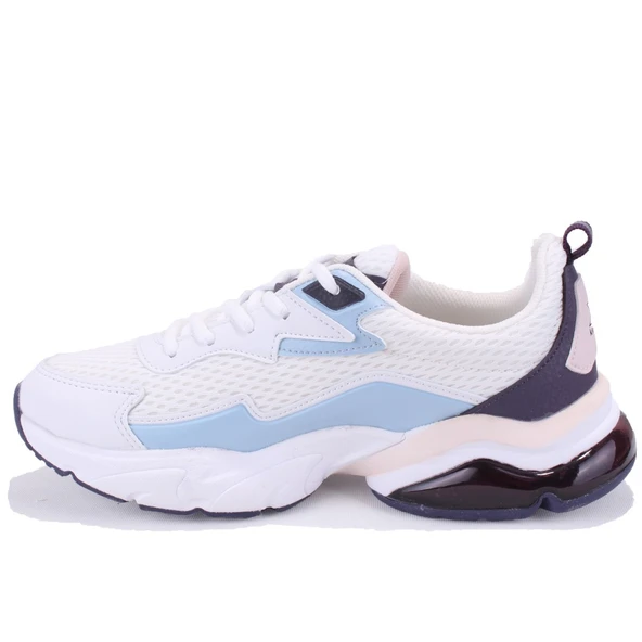 Kinetix Valentı Tx  Beyaz Mavi Ortopedik Günlük Kadın Spor Ayakkabı - 3