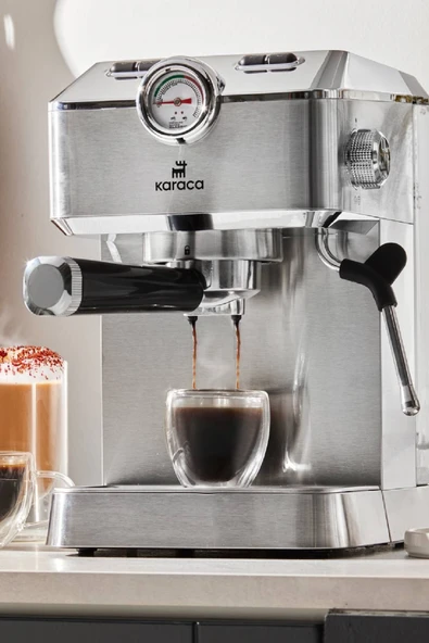 Coffee Art 1101 Süt Köpürtücülü 20bar Basınçlı Espresso Latte Cappuccino Americano Mak. 1,5l - 6