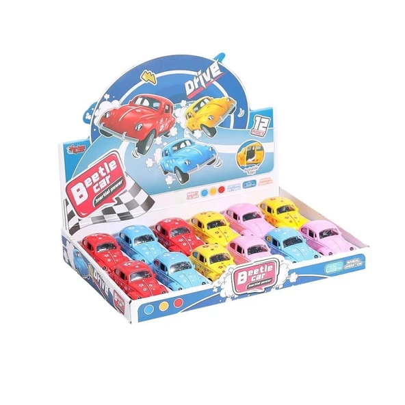 JW567-060 Sürtmeli Desenli  Kaplumbağa Araç -Vardem - Resim 4