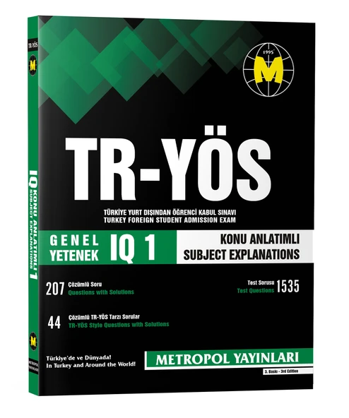 TR-YÖS GENEL YETENEK (IQ)-1 (KONU ANLATIMLI-ÖRNEK ÇÖZÜMLÜ) ürün görseli 1