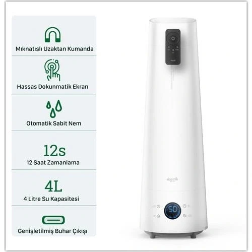 Deerma Uzaktan Kumandalı Ultrasonic Soğuk Buhar Makinesi LD220 - 5