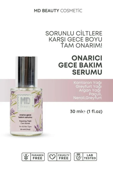 MD Beauty Onarıcı Gece Bakım Serumu - 2