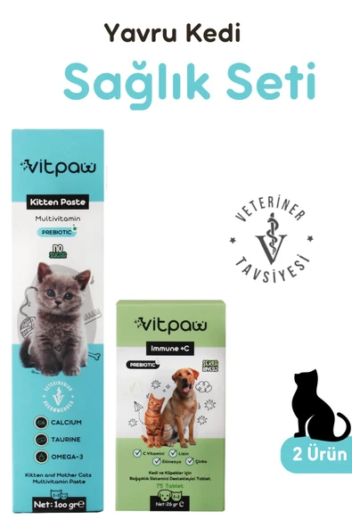Yavru Kedi Sağlık Seti (Kitten Paste, Immune C+)