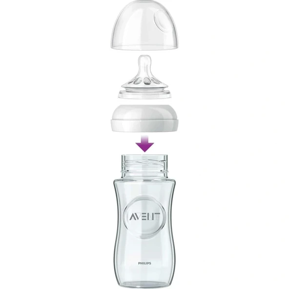 Nessiworld   Avent Natural Cam Biberon 240ml SCF053/17 - Resim 5