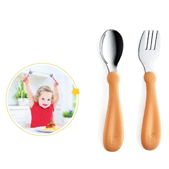 Nessiworld   Paslanmaz Çelik Çatal Kaşık Seti 522 Somon ürün görseli