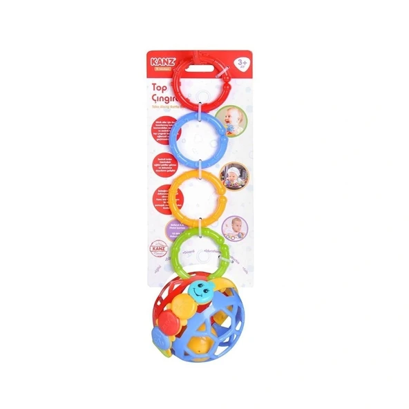NessiWorld 30590 Enfal Halkalı Top Çıngırak - 2